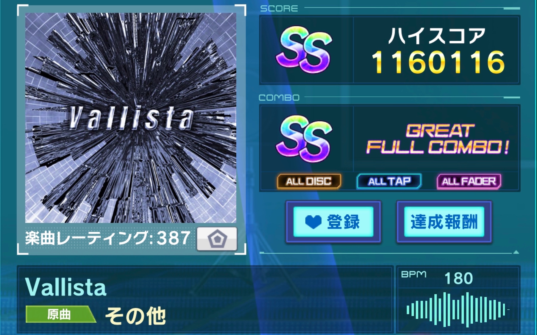 D4DJ 《Vallista》GFC记录 EX14+(带MV)