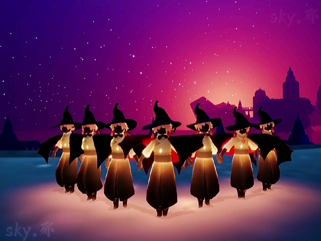 【光遇燚邪】帅气的男巫团队带你回忆18年的夏天!