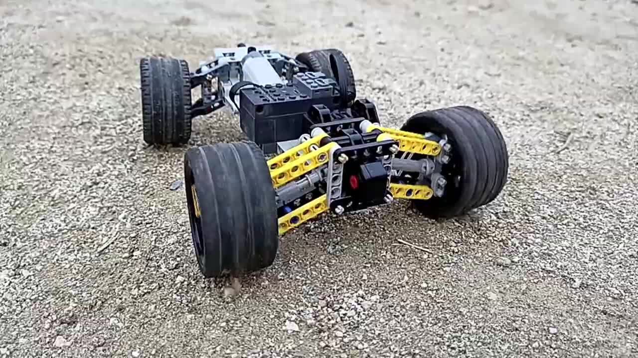 我最快的乐高技术遥控车!壮举buwizz&rc technic buggy motor