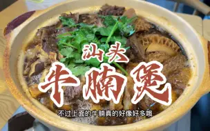 Descargar video: 在汕头想念广式牛杂煲，一个人炫一煲，好带感啊！