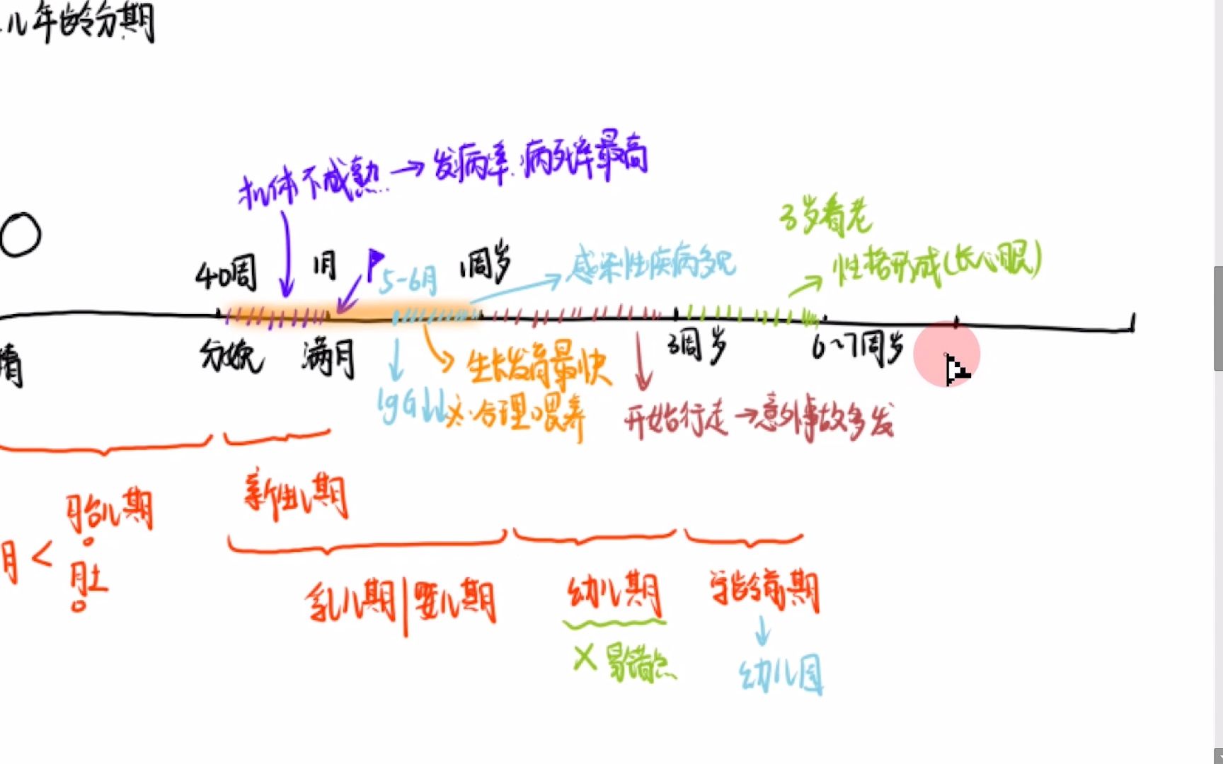 简单了解小儿年龄分期【胎儿期 、新生儿期、婴儿期 、幼儿期 、学龄前期 、学龄期、青春期】哔哩哔哩bilibili