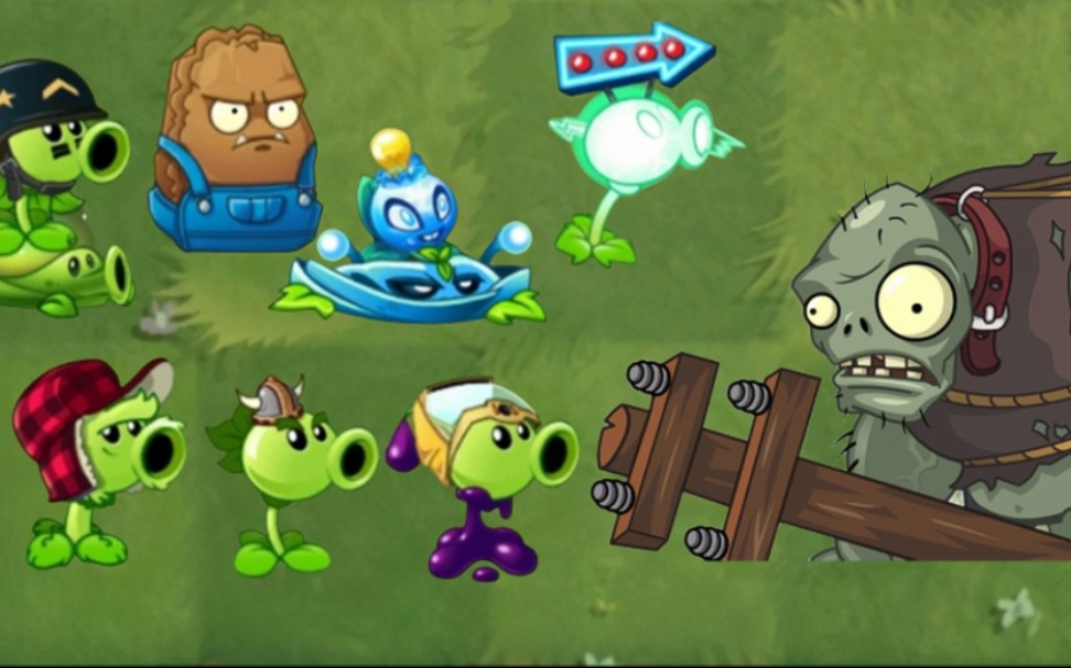 pvz2挑戰 - 強大滿級植物團隊x50對戰巨人殭屍團隊!