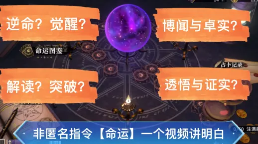 【非匿名指令】角色占卜命运(专武)养成，一个视频讲明白