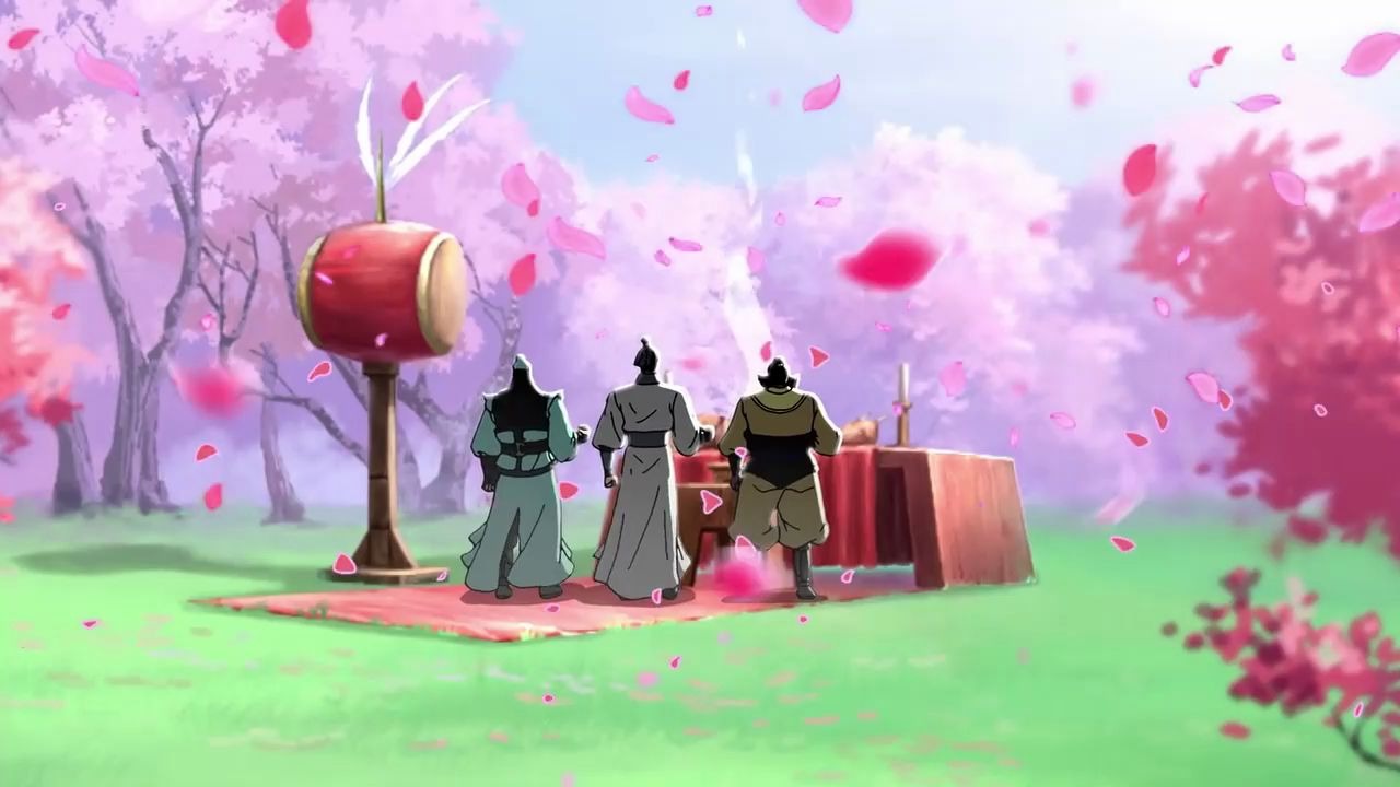 经典收藏项三国演义动画插曲桃园箫声