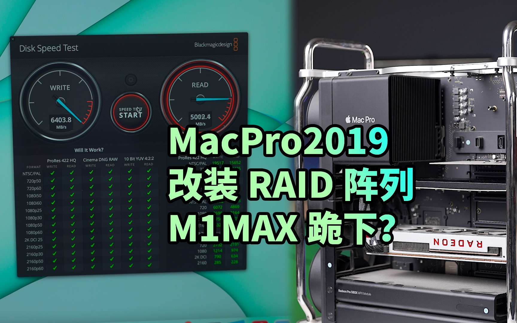 [图]【阿正】MacPro2019改装RAID阵列挑战M1MAX、结果给跪了！