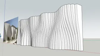 2025第19/20期：sketchup草图大师不规则波浪墙建模快速教程（插件版）