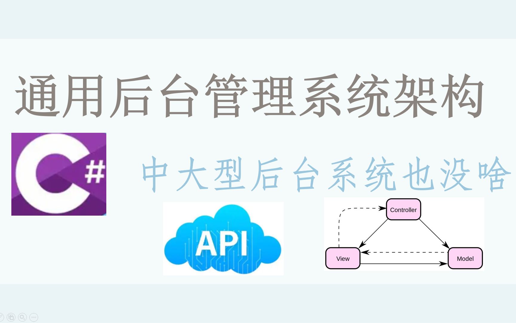 为你讲解后台管理系统架构及实现,快动手写个自己的后台吧哔哩哔哩bilibili