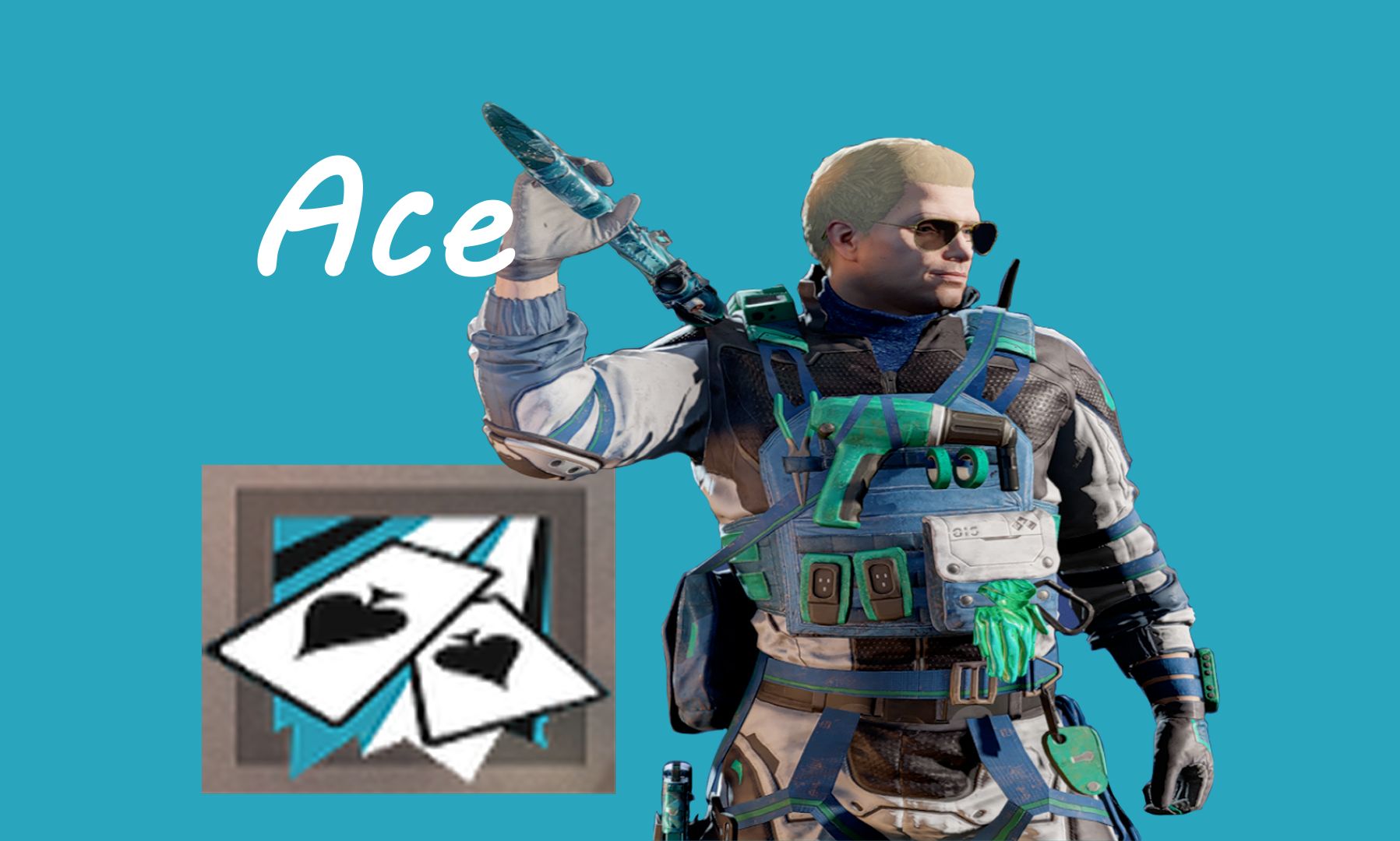 【彩虹六号】ace/水切-豆豆最棒的彩六干员教学第五十三期