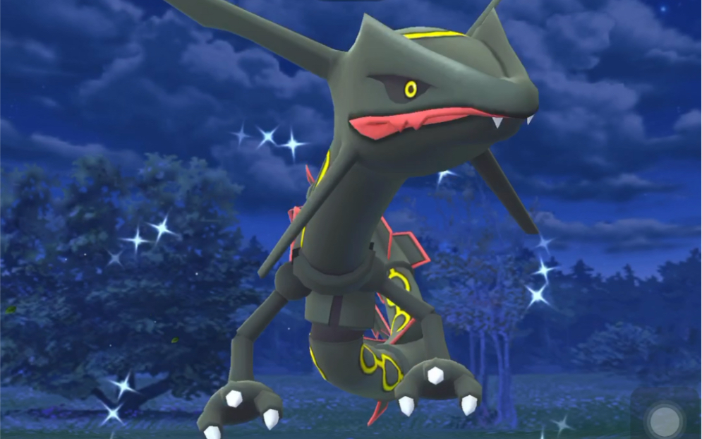 pokemongo捕捉闪光烈空坐