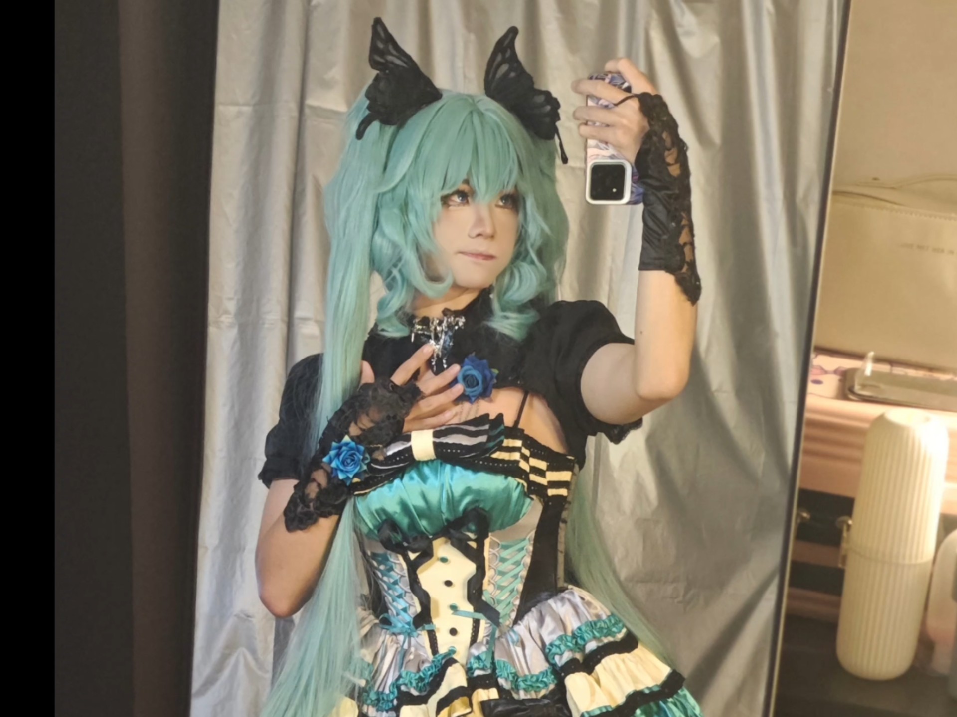 男生也能cos初音未来!