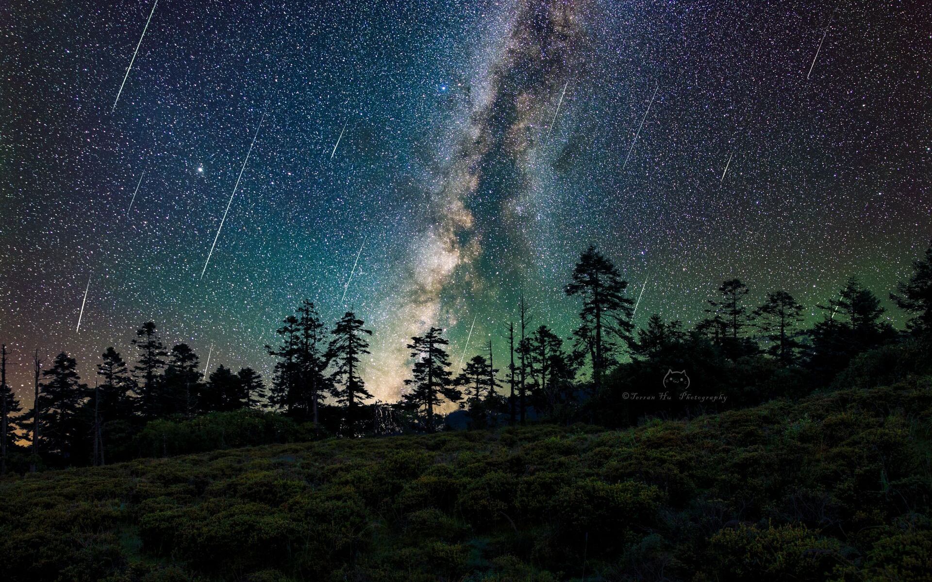 英仙座流星雨前奏 黄土梁银河哔哩哔哩bilibili