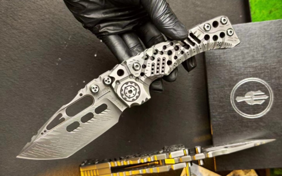 米勒兄弟t1折刀新款炫酷机甲风