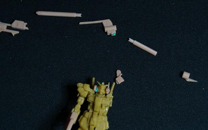 高达模型artifact第四弹 mk2 改造件耳机 火箭筒