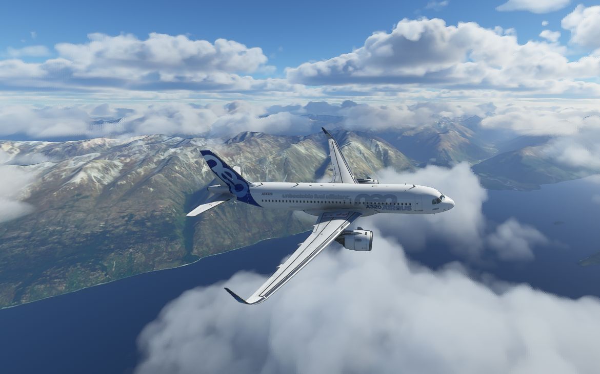 微软模拟飞行2020 空客a320 新西兰皇后镇至达尼丁航线