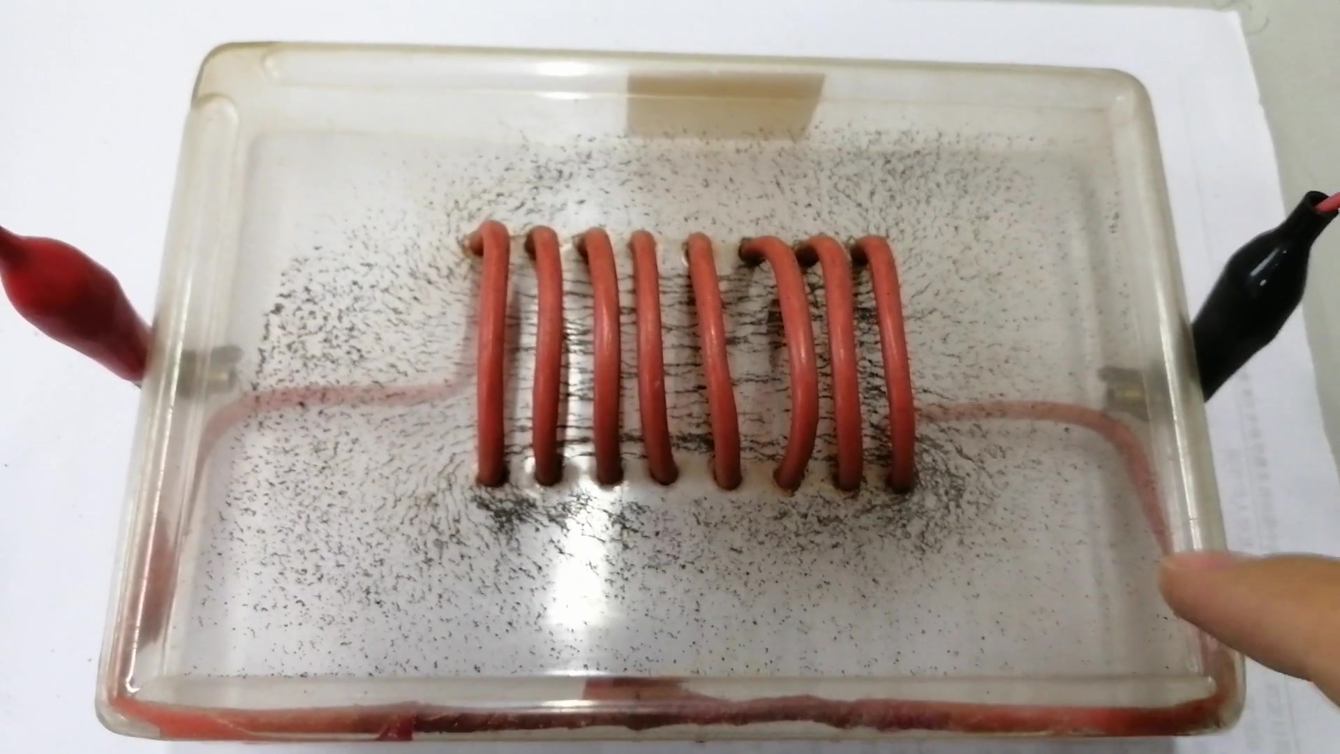 实验通电导线的磁效应磁感线演示