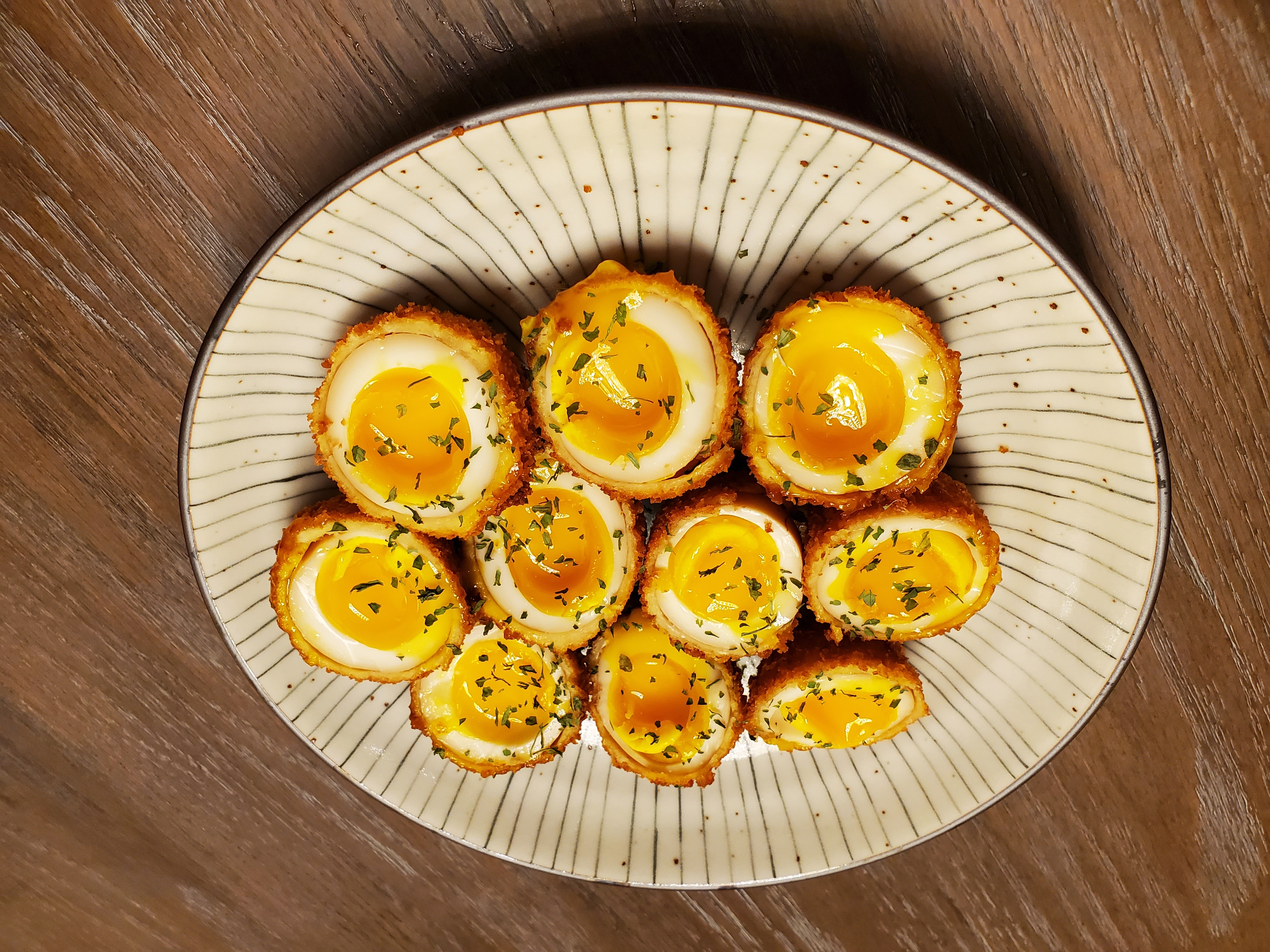 小吃day.苏格兰糖心蛋 盐酥鸡