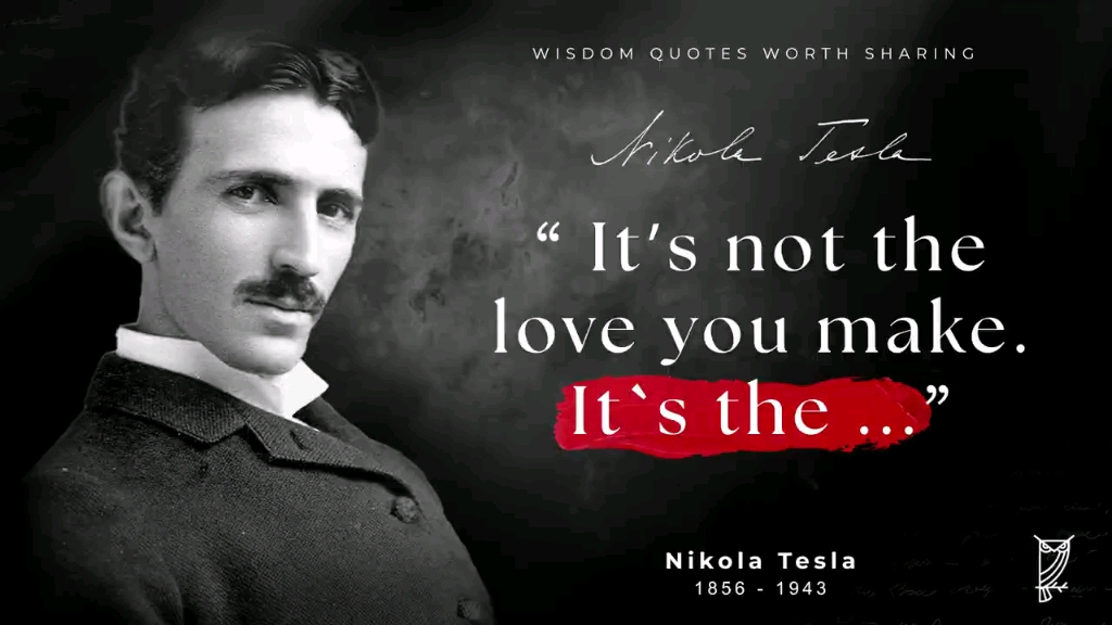 名人名言—尼古拉.特斯拉nikola tesla