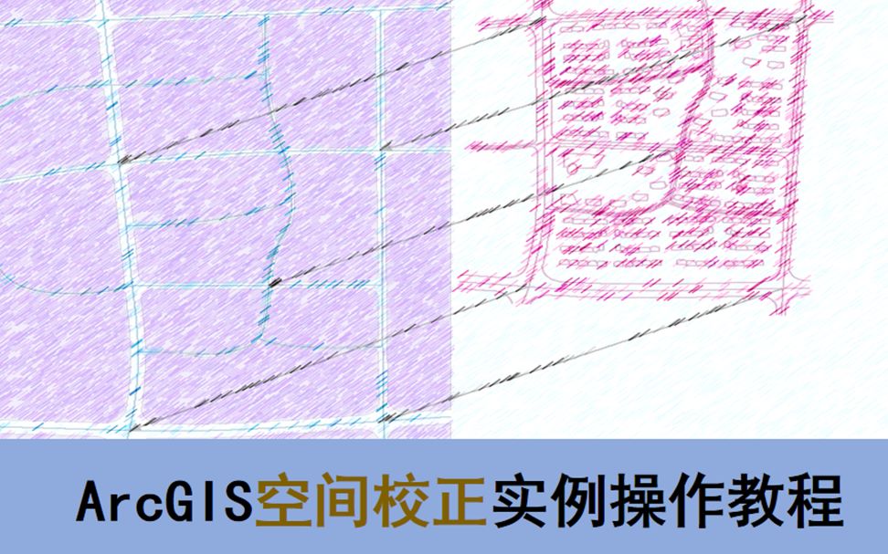 ArcGIS空间校正:第四节仿射变换和相似变换的对比哔哩哔哩bilibili