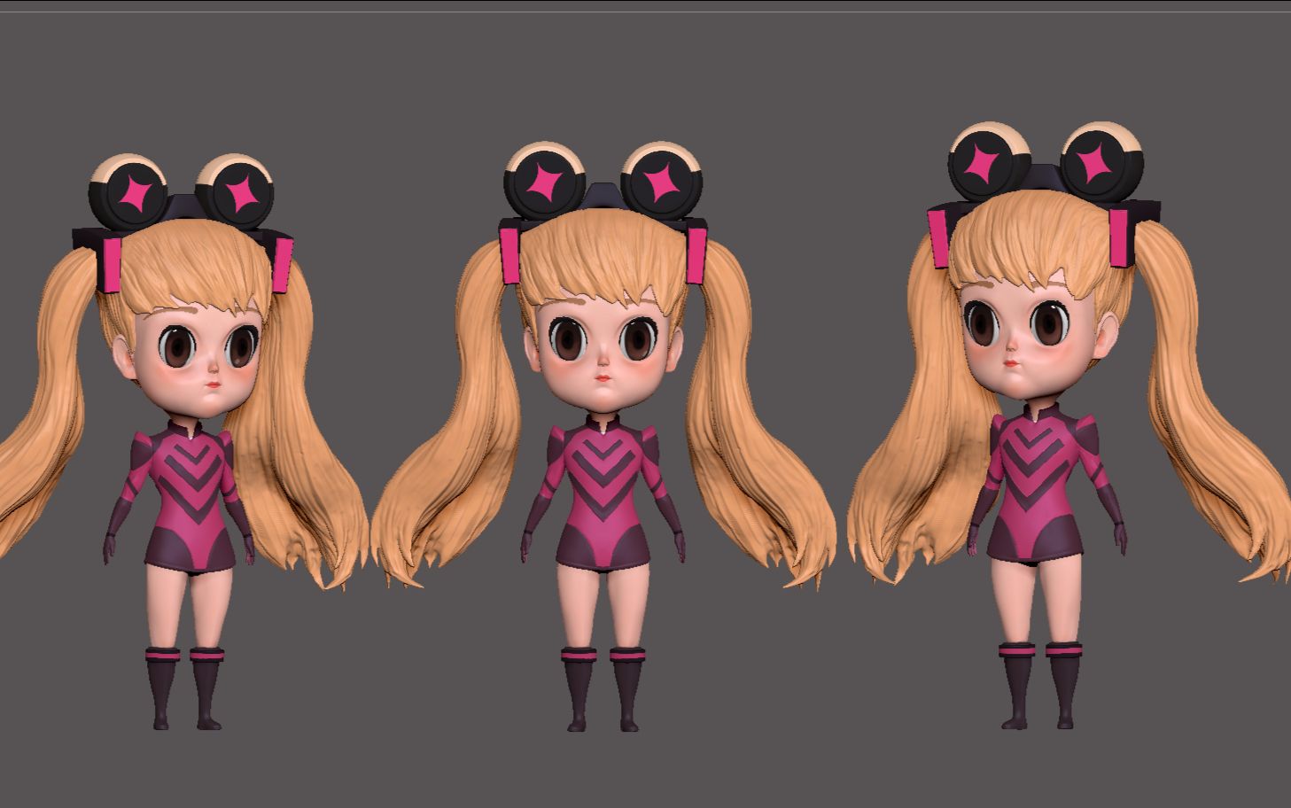 zbrush 卡通人物制作