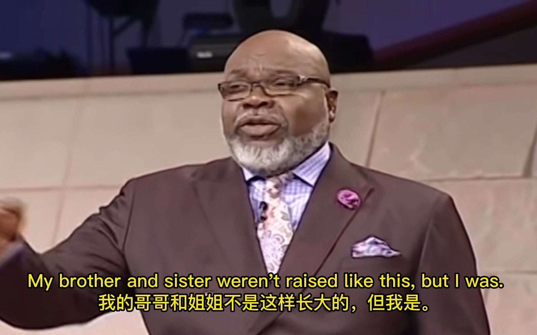 坚定信念 不要放弃 Defying the Urge to Quit (T.D. Jakes) 中英文字幕 演讲原视频 Part1哔哩哔哩bilibili