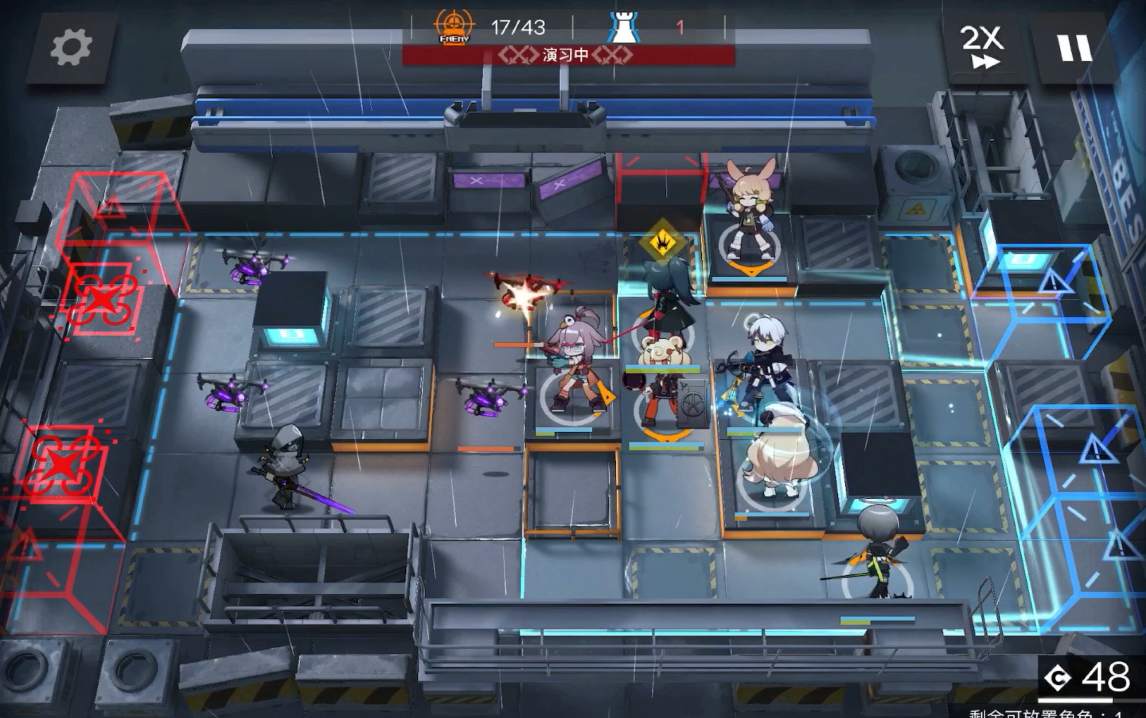 明日方舟/攻略 bh-5 突袭 此地之外 夜莺单六_哔哩哔哩_bilibili