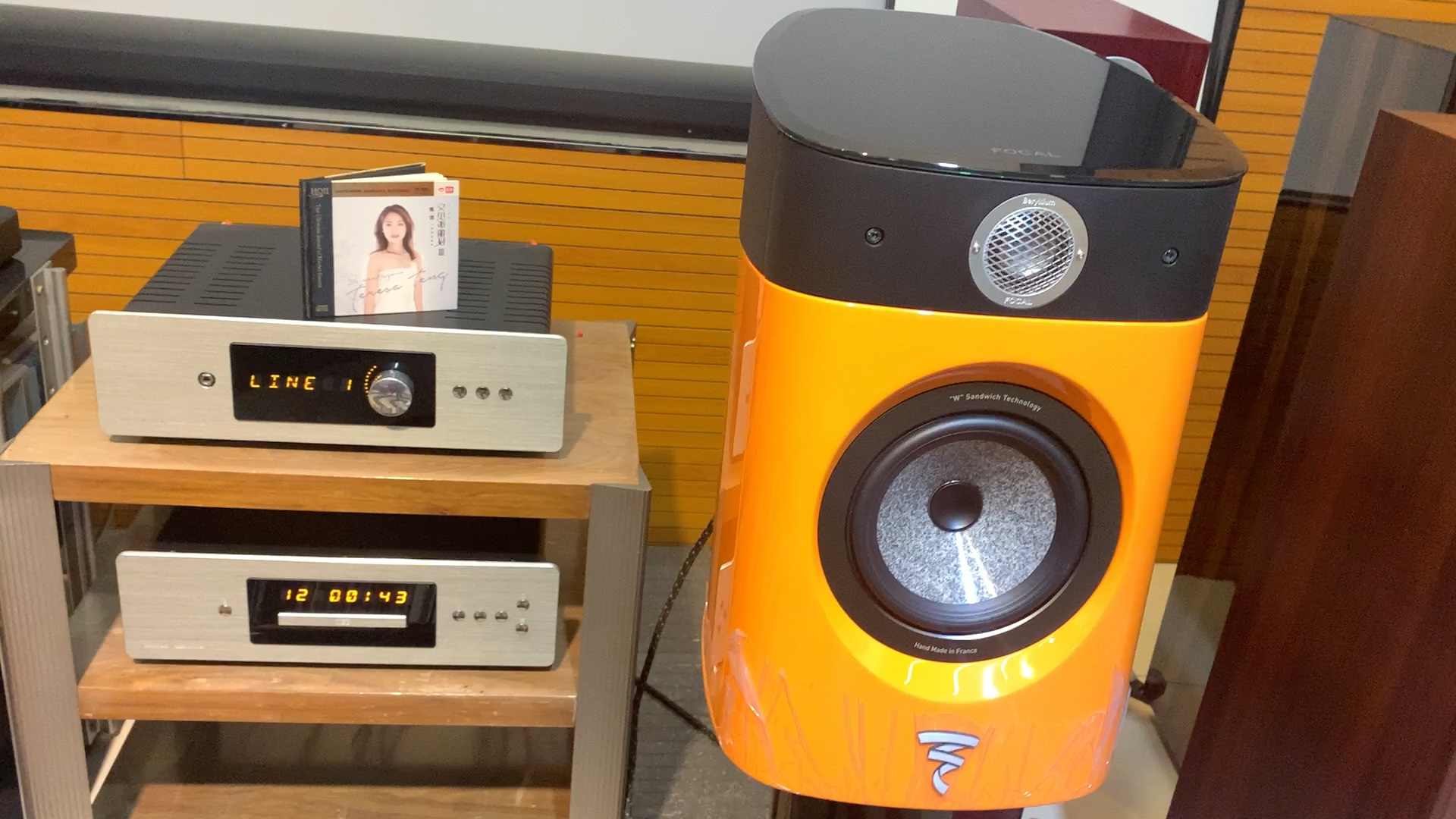 汕头六辉音响《六》法国 focal 劲浪 sopra n1 书架音箱 英国乐圣