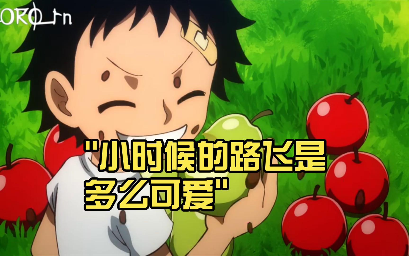 童年回忆!路飞小时候的可爱瞬间!
