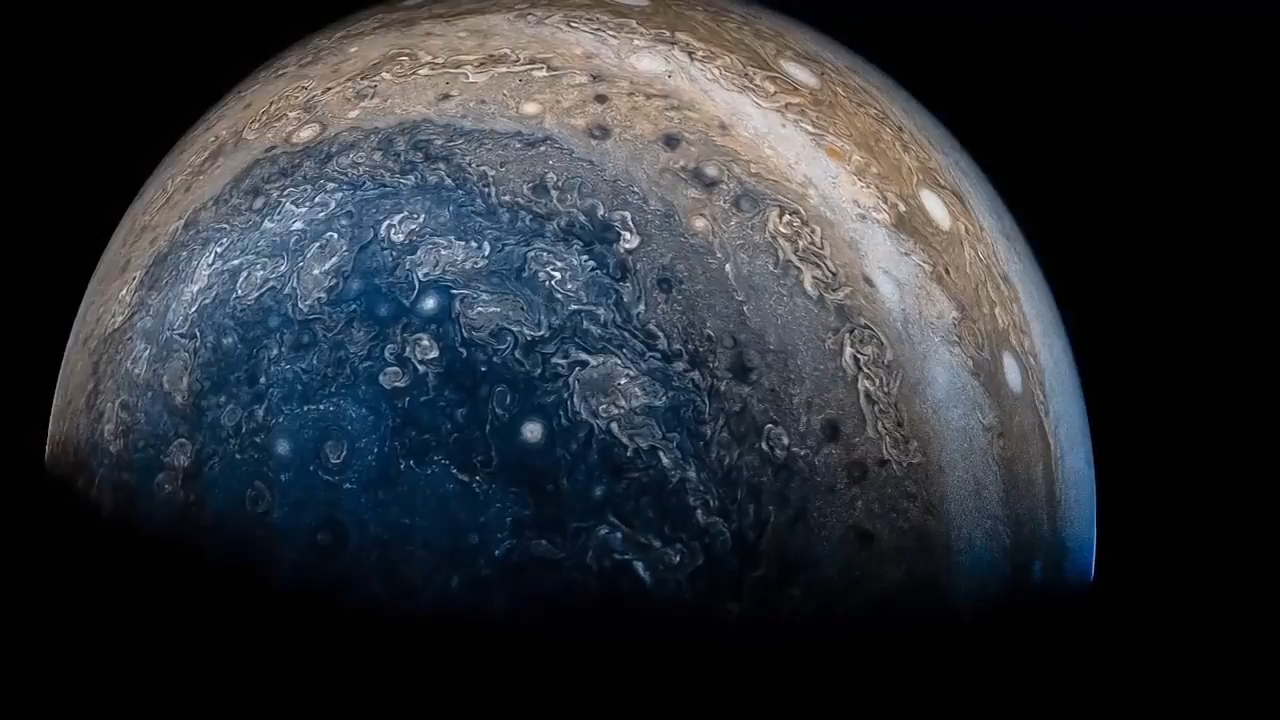 nasa探测器木星高清影像