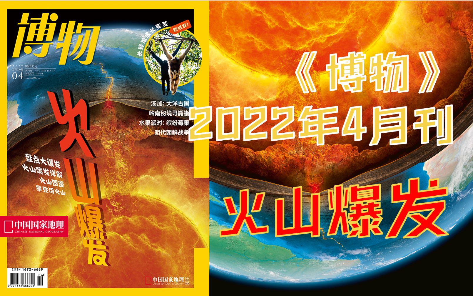 【新刊速递】博物202204期,火山爆发!哔哩哔哩bilibili