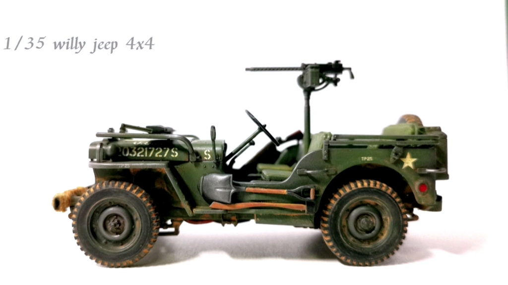 田宫1比35威利斯吉普车制作