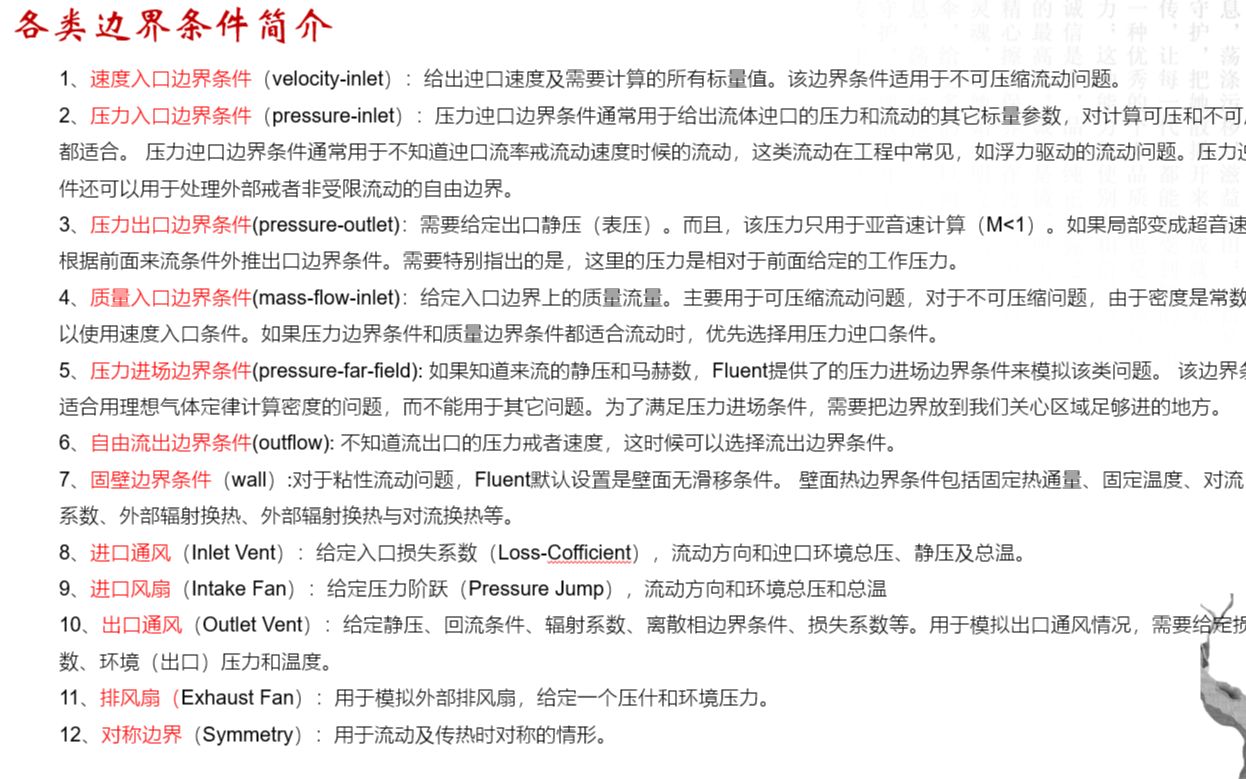 6.fluent中边界条件的设置选择以及各种压力的含义及区别联系哔哩哔哩bilibili