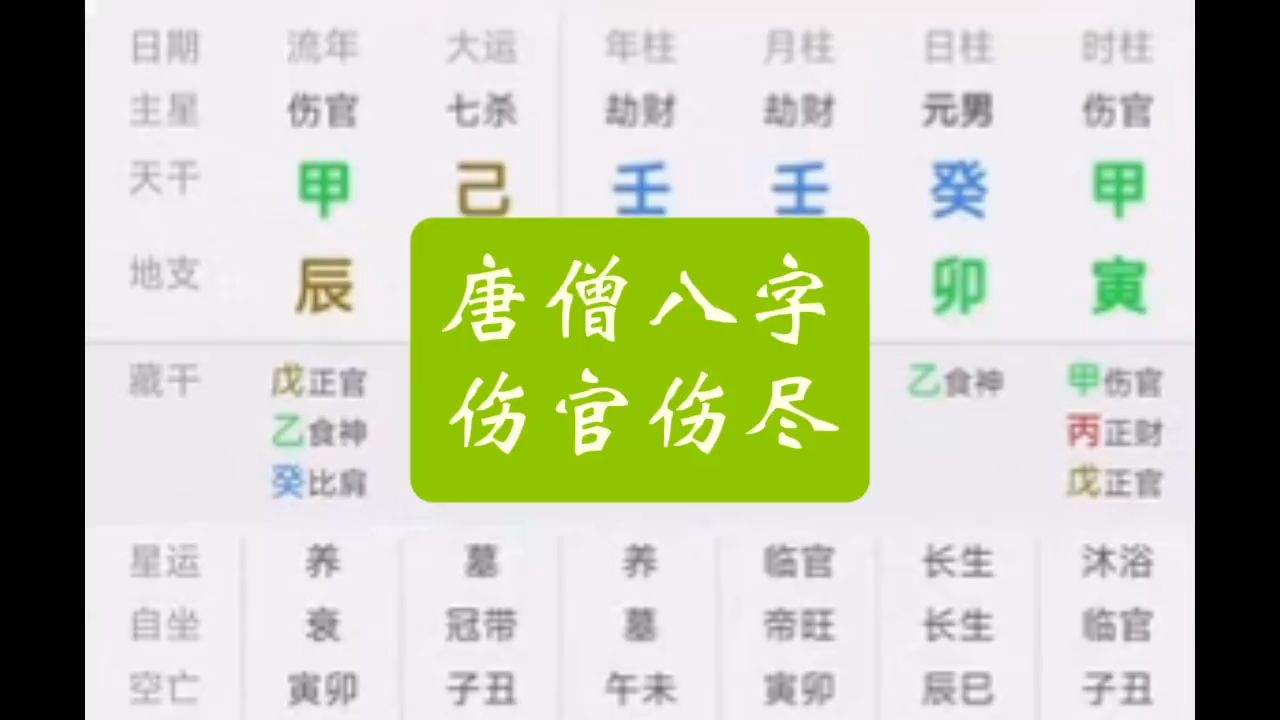 唐僧八字哔哩哔哩bilibili