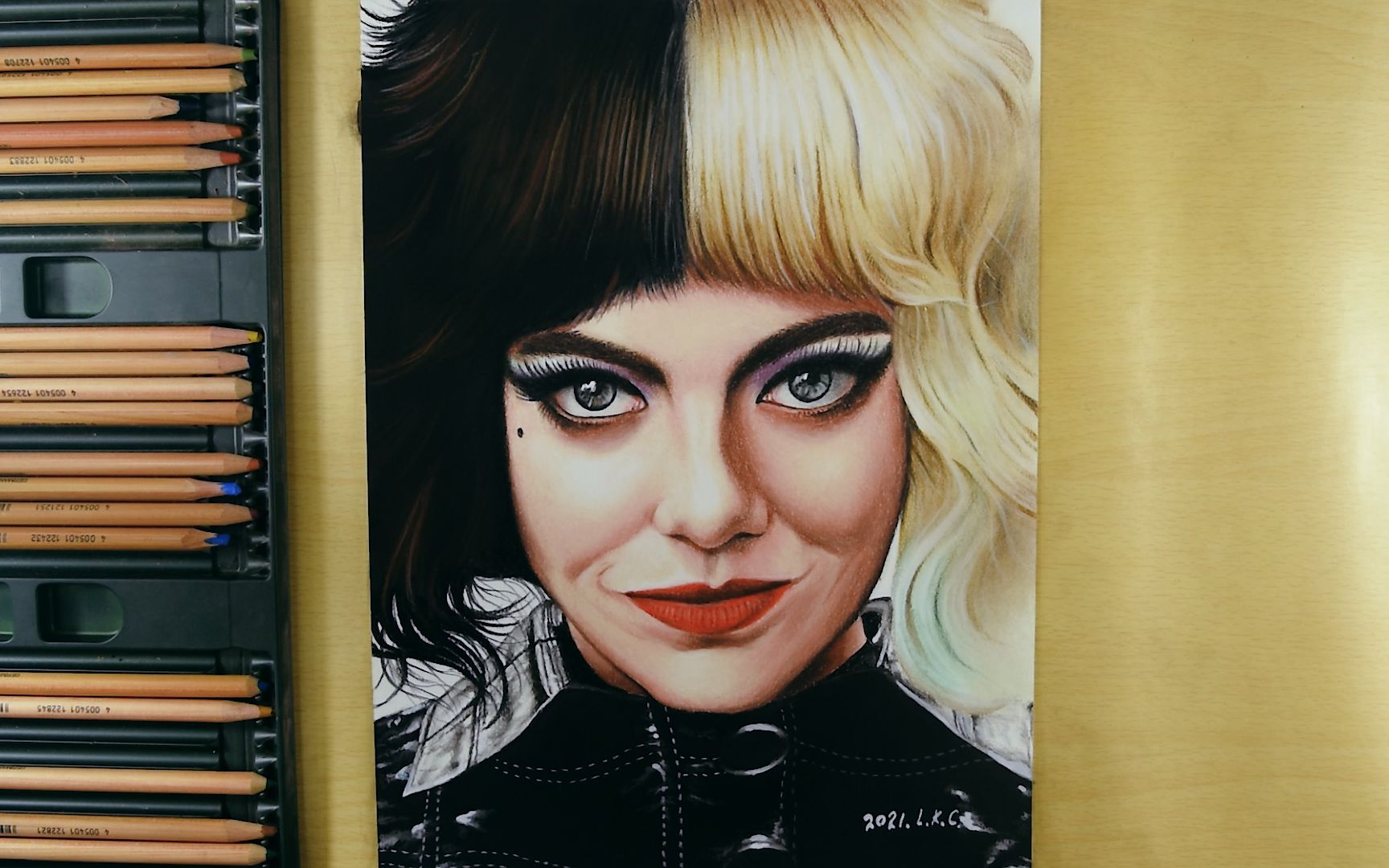 drawing cruella (黑白魔女库伊拉 )
