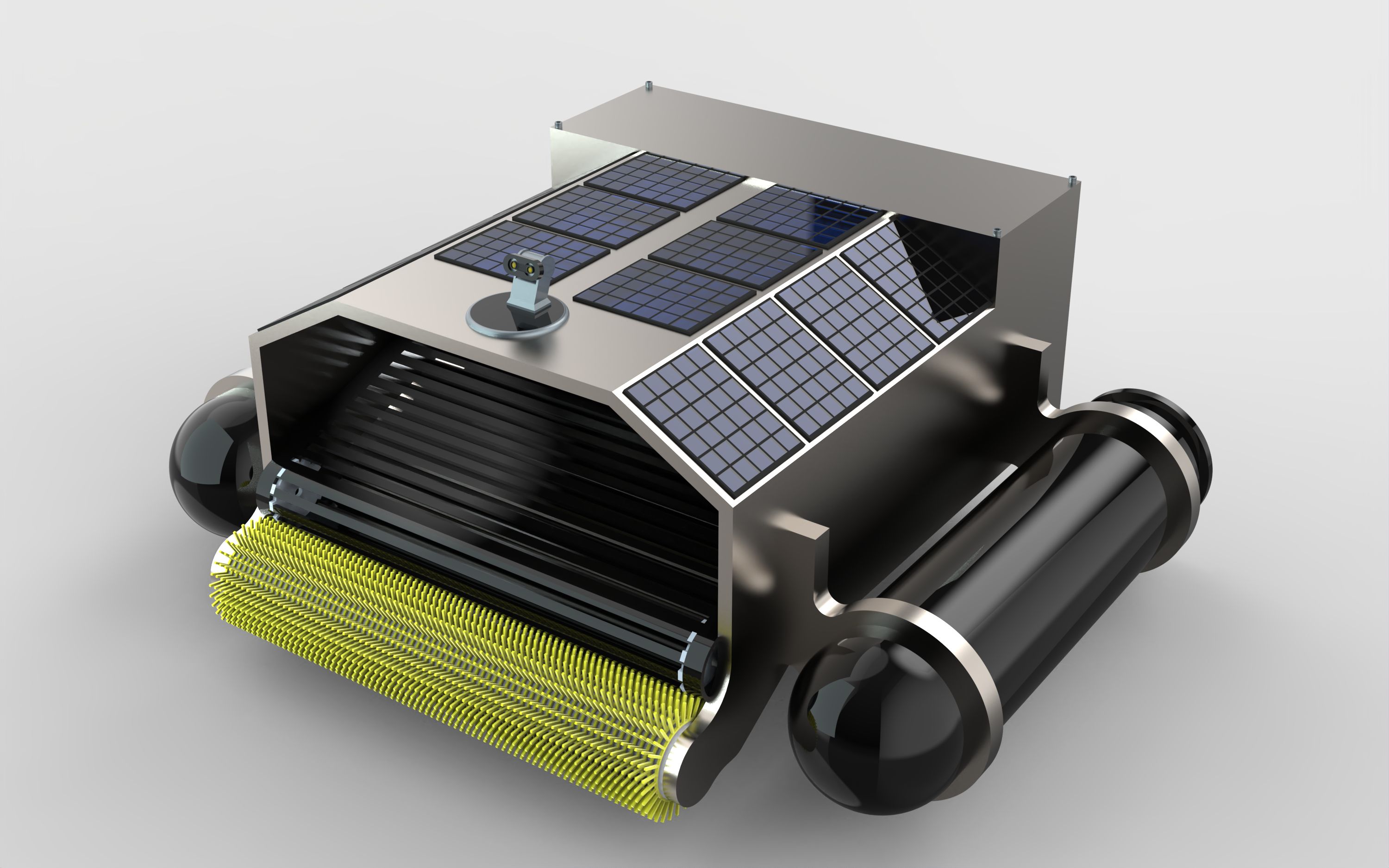 水面浮萍清理小船