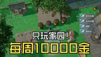 只玩家园一周赚10000金的办法