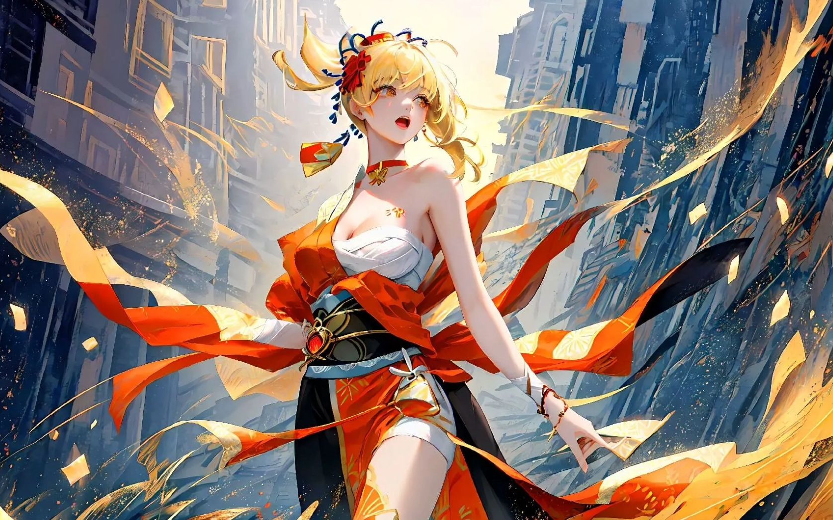 ai眼里的宵宫小姐姐~白嫖就好(可做手机/电脑壁纸)