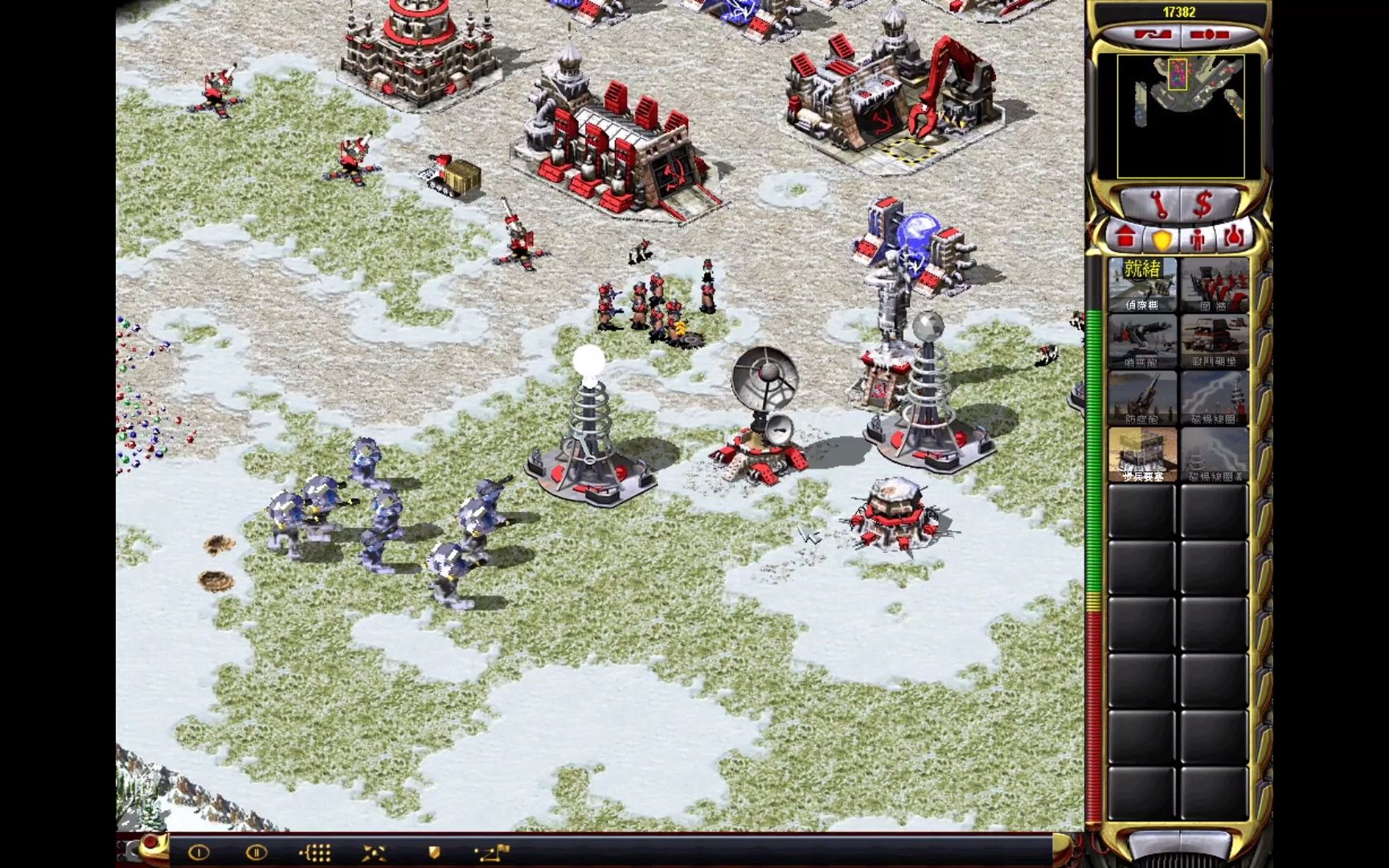 【红警2兵临城下之机甲争霸】mod自带新地图areanxd,古巴1v3冷酷法国