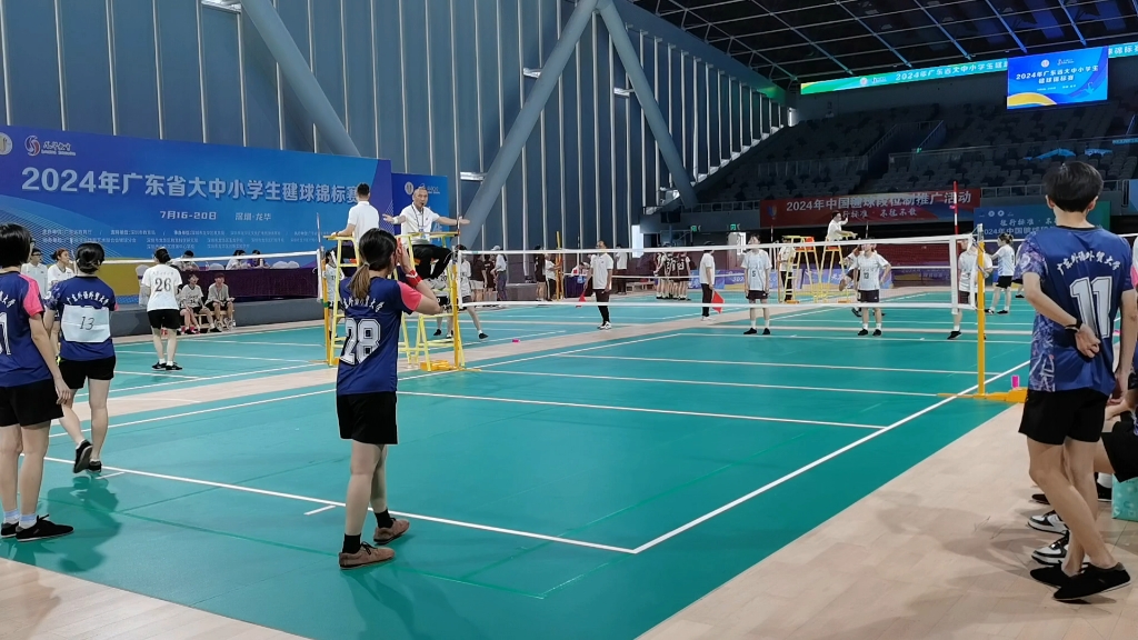 2024大学生毽球锦标赛女三小组赛:广外vs佛大