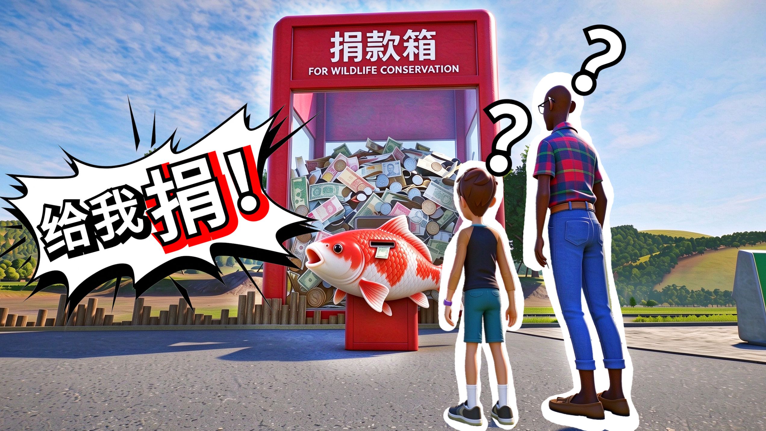 游客：我来的不是动物园吗？？？