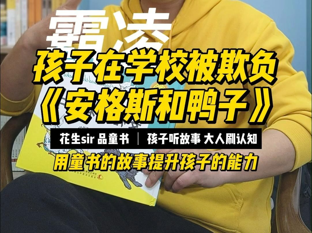 孩子在学校被欺负遭遇霸凌看看童书绘本《安格斯和鸭子》中的智慧哔哩哔哩bilibili