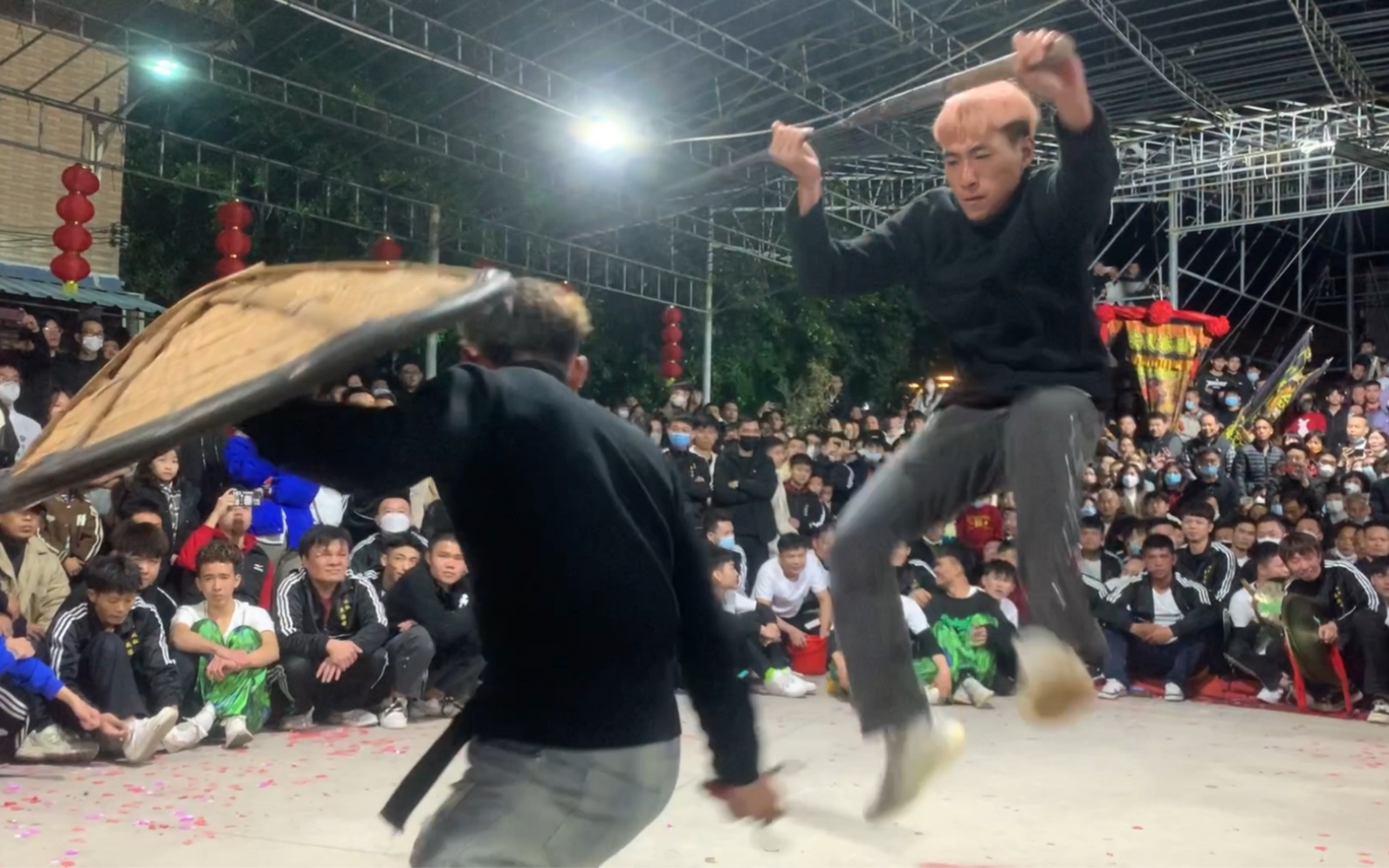 海陆丰虎狮-正月初五红海湾田墘北社義勝舘 陆丰东海大妈宫啟盛轩狮馆