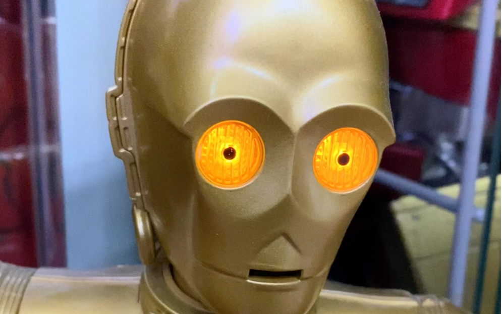 活动  星球大战小金人c3po1/1壁灯