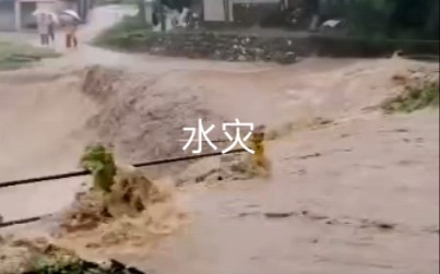 [图]湖北南漳县8月12日上午的小河水流情况