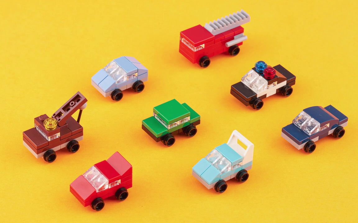 乐高moc教程:赛车总动员迷你车型