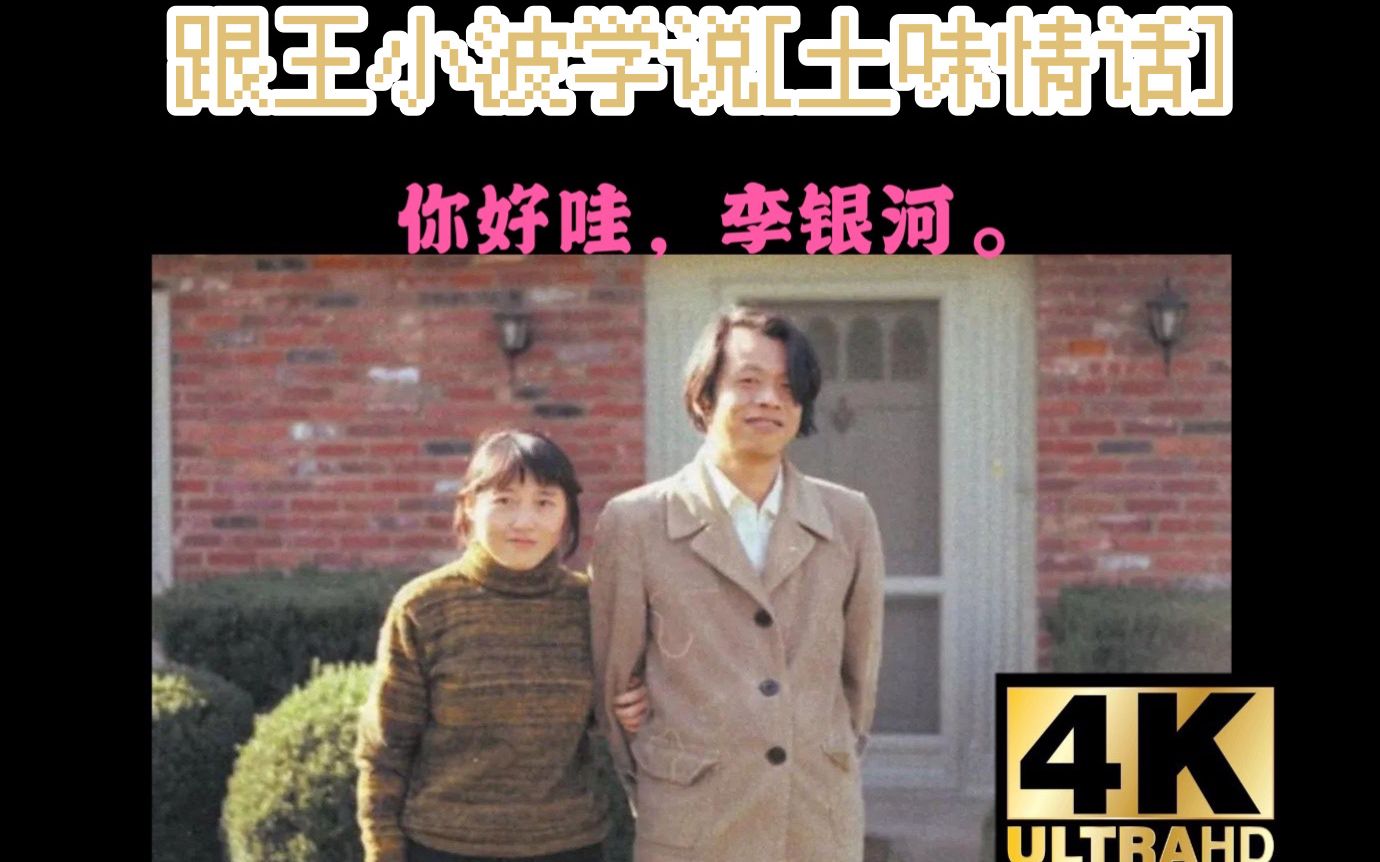 【4k60fps】跟王小波学说[土味情话] 爱你就像爱生命 "你好哇,李银河.