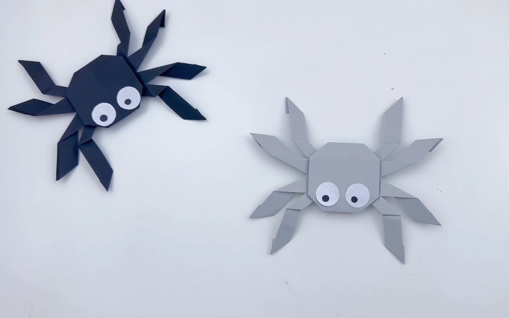 小螃蟹折纸教程图片