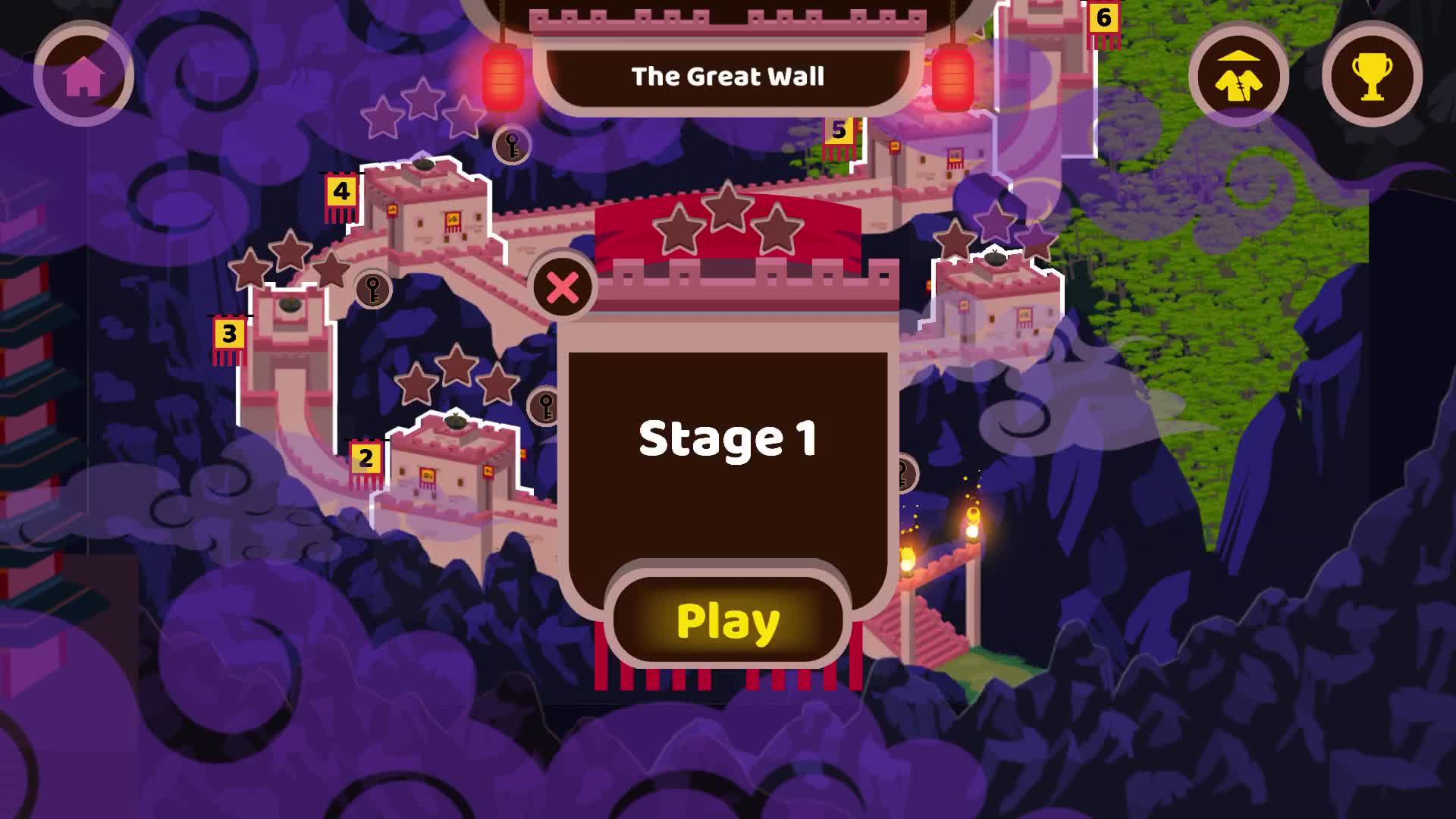 fire panda游戏通关视频 the great wall 关卡1