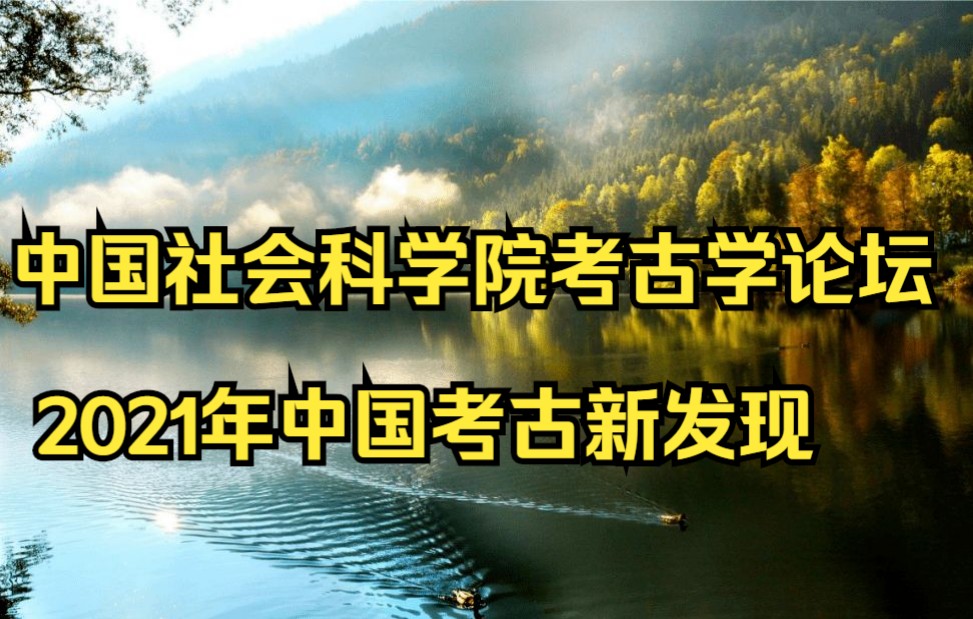 广汉三星堆商代遗址——社科院考古论坛2021中国考古新发现哔哩哔哩bilibili