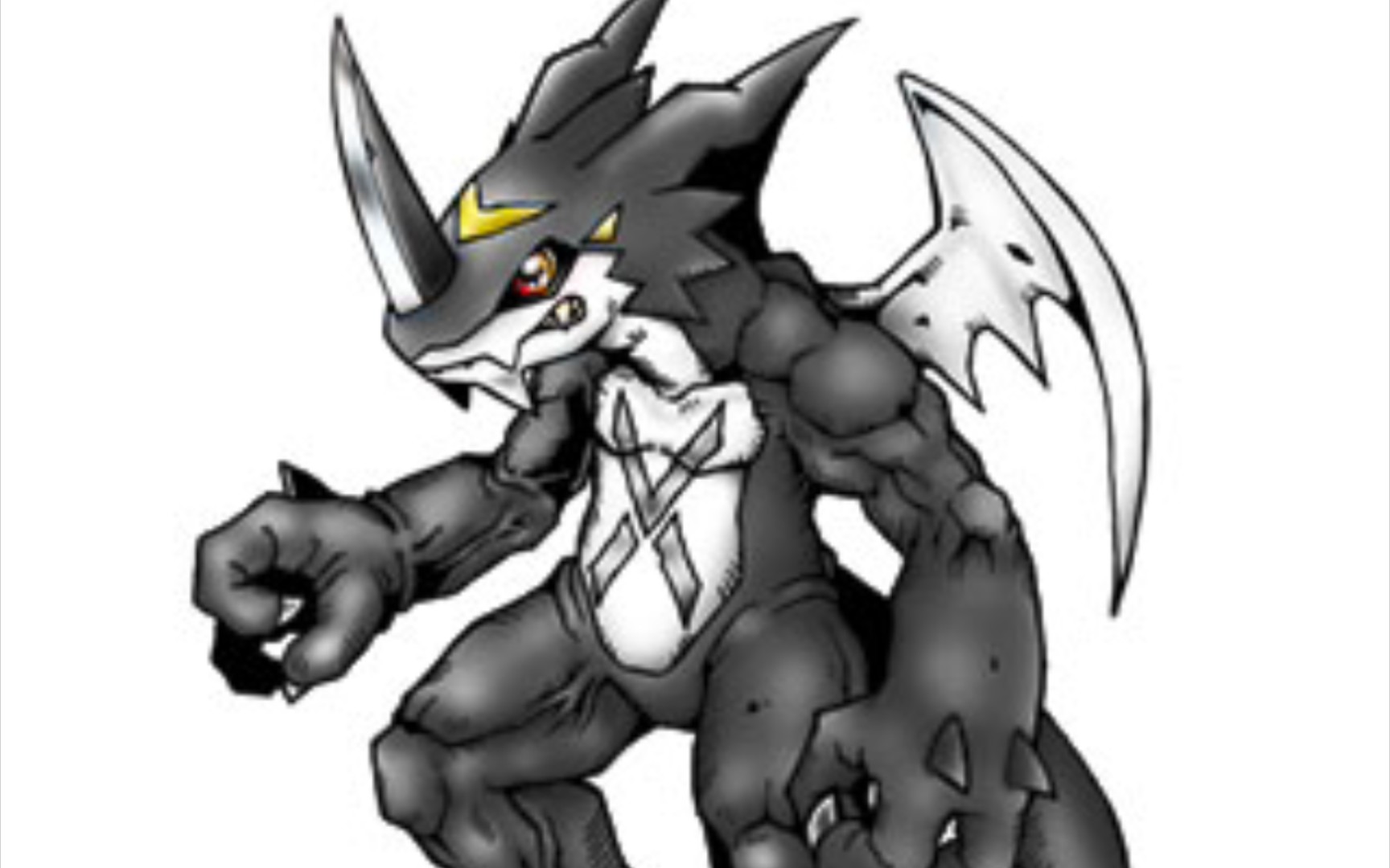 《vc像素画(vc pixelart)》数码宝贝图鉴(00542)黑暗v龙兽ex