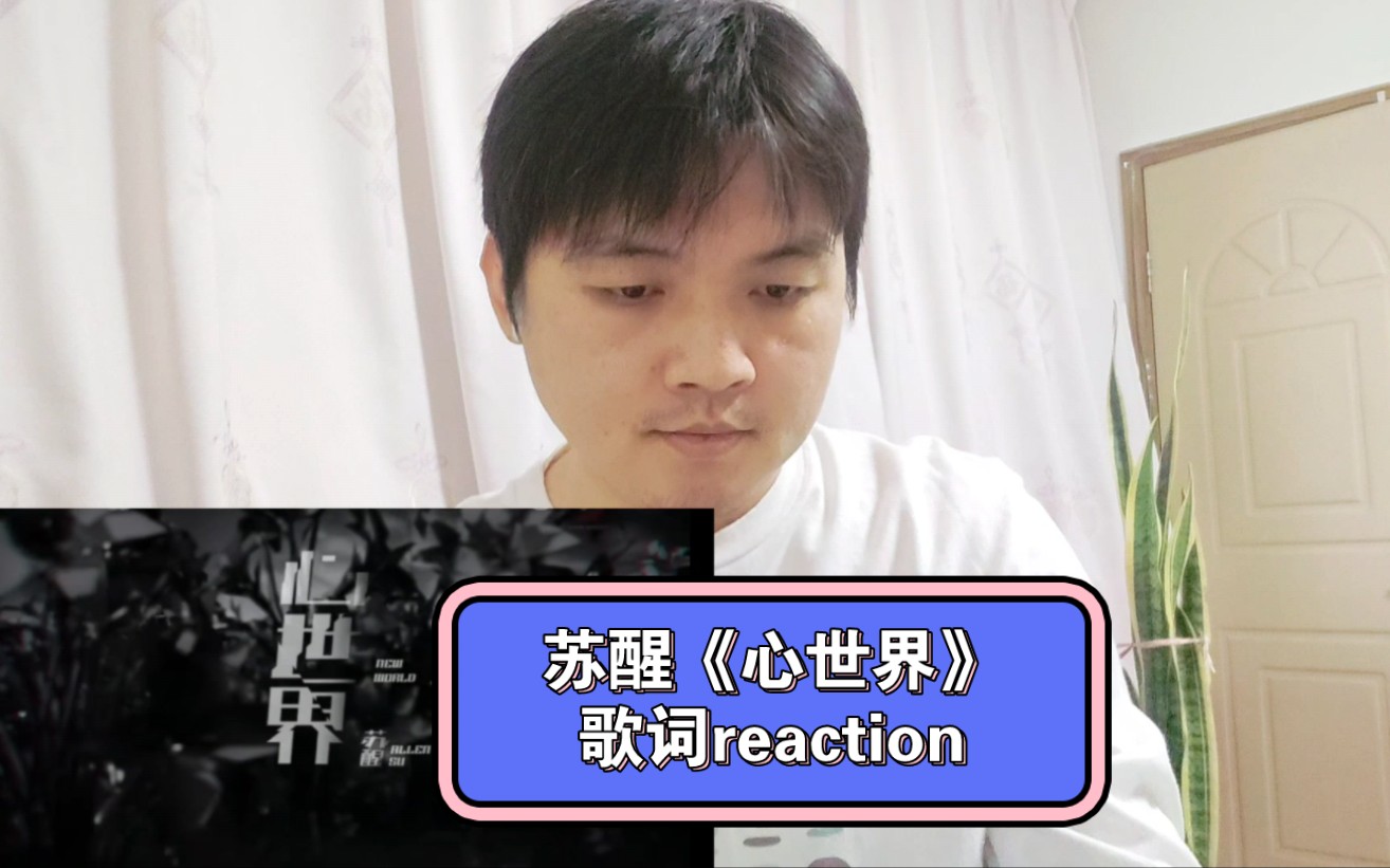 苏醒《心世界》歌词 reaction哔哩哔哩bilibili